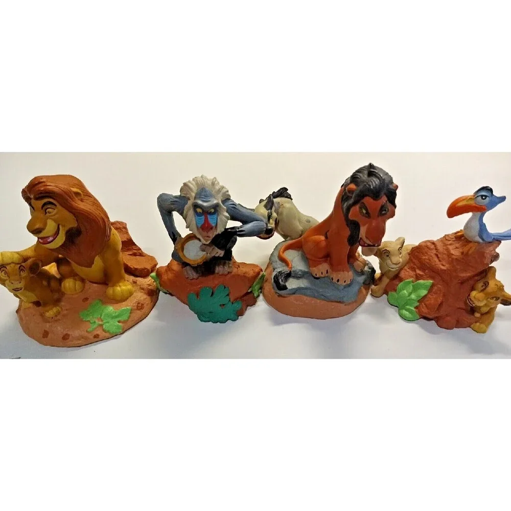 4 Lion King Disney Store Lil Classics PVC Figures Simba Nala Scar Rafikki